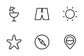 Summer And Beach Icons Icon Pack