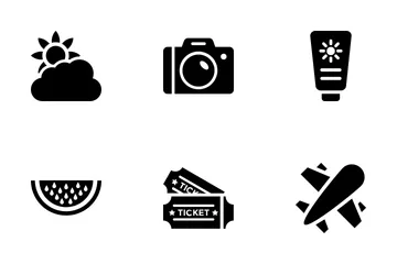 Summer And Travel Vol 5 Icon Pack