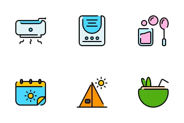 Summer At Home Icon Pack