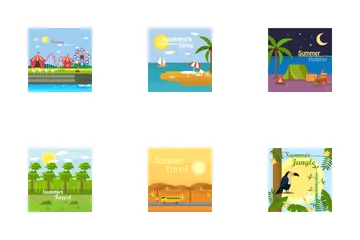 Summer Background Icon Pack