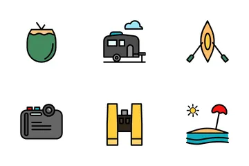 Summer Beach Holiday Icon Pack