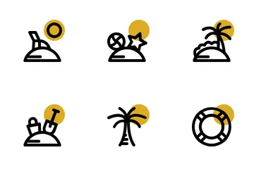 Summer Beach Icon Pack