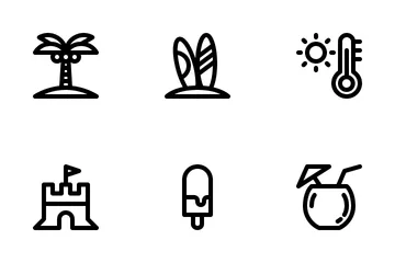 Summer Beach Icon Pack