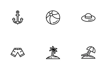 Summer Beach Icon Pack