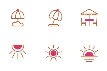 Summer Beach Icon Pack
