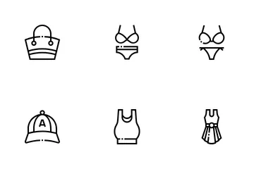 Summer Clothing Icon Pack