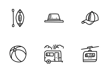 Summer Doodles Icon Pack