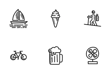 Summer Doodles Icon Pack