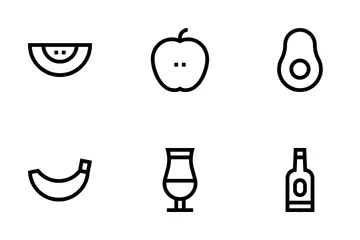 Summer Food And Drink Icon Pack