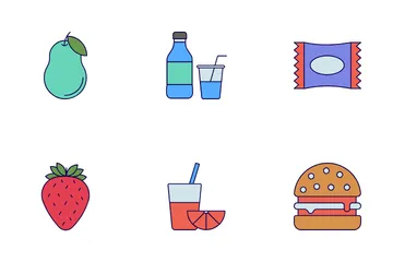 Summer Food And Drink Icon Pack