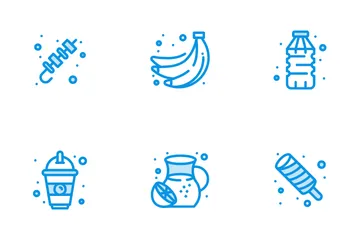 Summer Food Drink Icon Pack