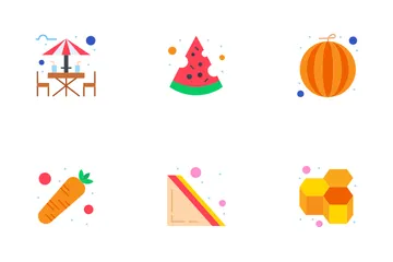 Summer Food & Drink Icon Pack