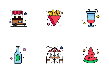 Summer Food & Drink Icon Pack