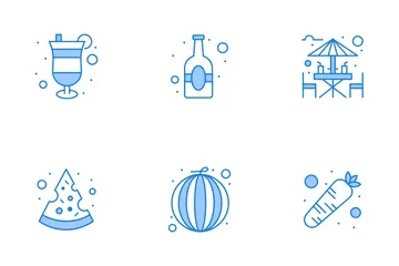 Summer Food & Drink Icon Pack