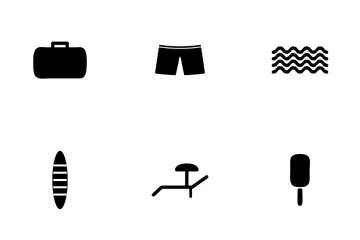 SUMMER GLYPH Icon Pack