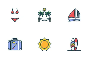 Summer Holiday Icon Pack