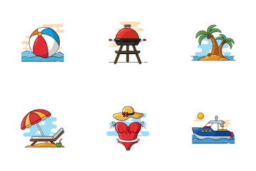 Summer Holiday Icon Pack