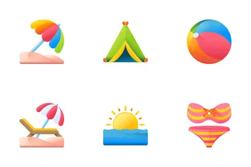 Summer Holidays Icon Pack