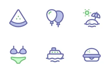 Summer Party Icon Pack