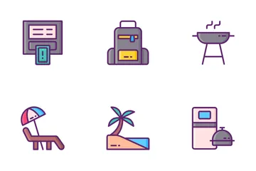 Summer Travel Icon Pack