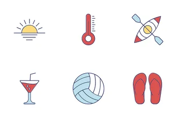 Summer Vacation Icon Pack