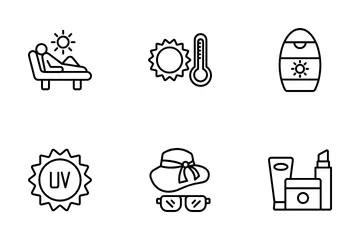 Sun Protection Icon Pack