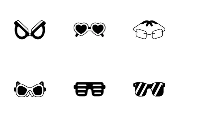 Sunglasses Styles Icon Pack