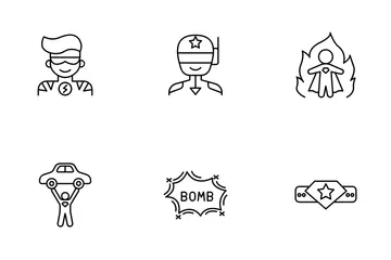 Superheld Symbolpack