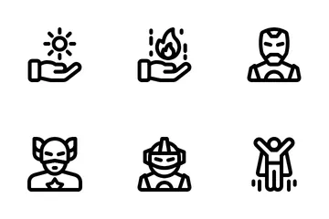 Superheld Symbolpack