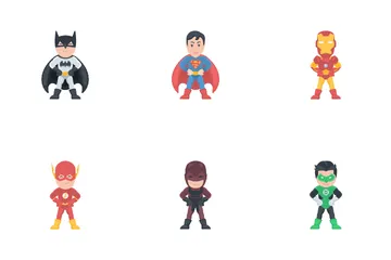 Superhelden Symbolpack