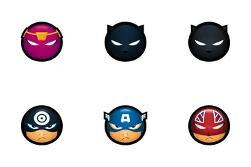 Superhero Avatars Icon Pack