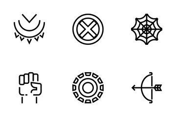 Superhéroe Paquete de Iconos