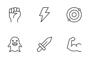 Superhéroe Vol 1 Paquete de Iconos