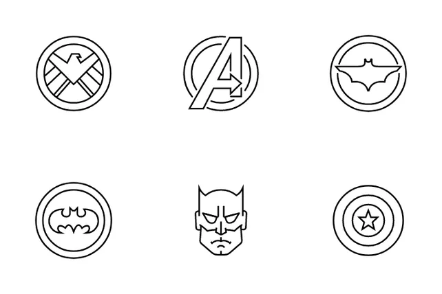 Download Superheroes Icon pack Available in SVG, PNG & Icon Fonts