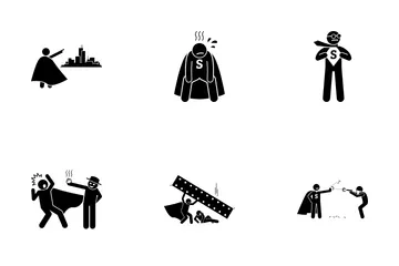 Superhombre Paquete de Iconos