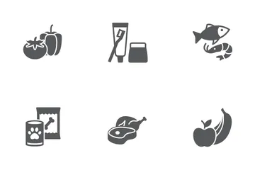 Supermarket Departments Icon Pack