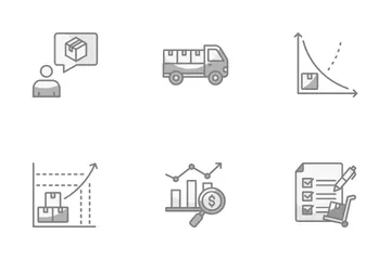 Supply And Demand Icon Pack