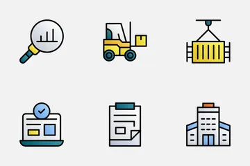 Supply Chain Management Icon Pack