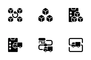 Supply Chain Management Icon Pack