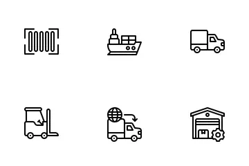 Supply Chain Management Icon Pack