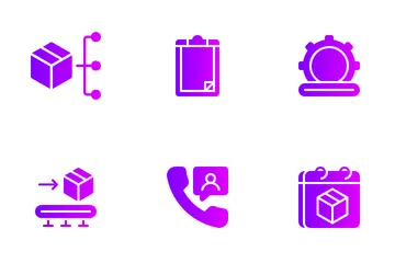 Supply Chain Management Icon Pack