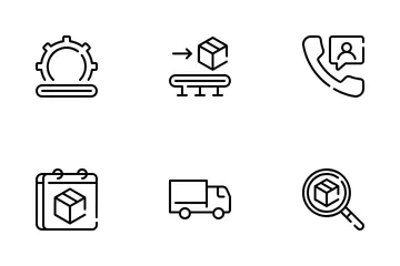 Supply Chain Management Icon Pack