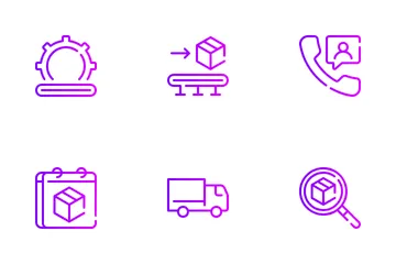 Supply Chain Management Icon Pack