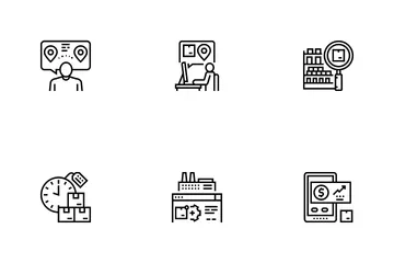 Supply Chain Management System Icon Pack