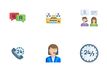 Service client Pack d'Icônes
