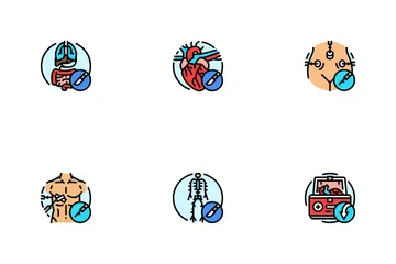 Surgeon Doctor Hospital Icon Pack