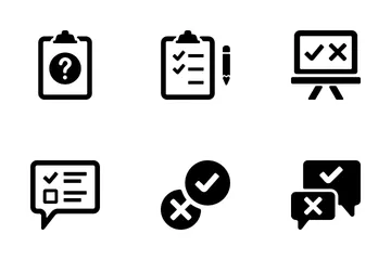 Survey And Rating Icon Pack