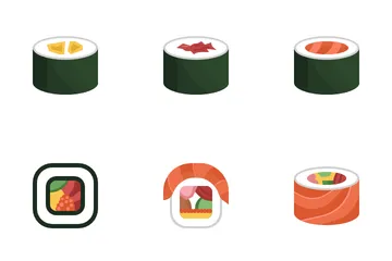 Sushi Paquete de Iconos