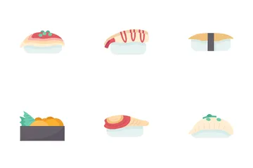Sushi Topping Icon Pack