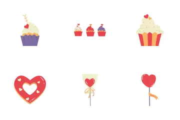 Süßes Essen Symbolpack